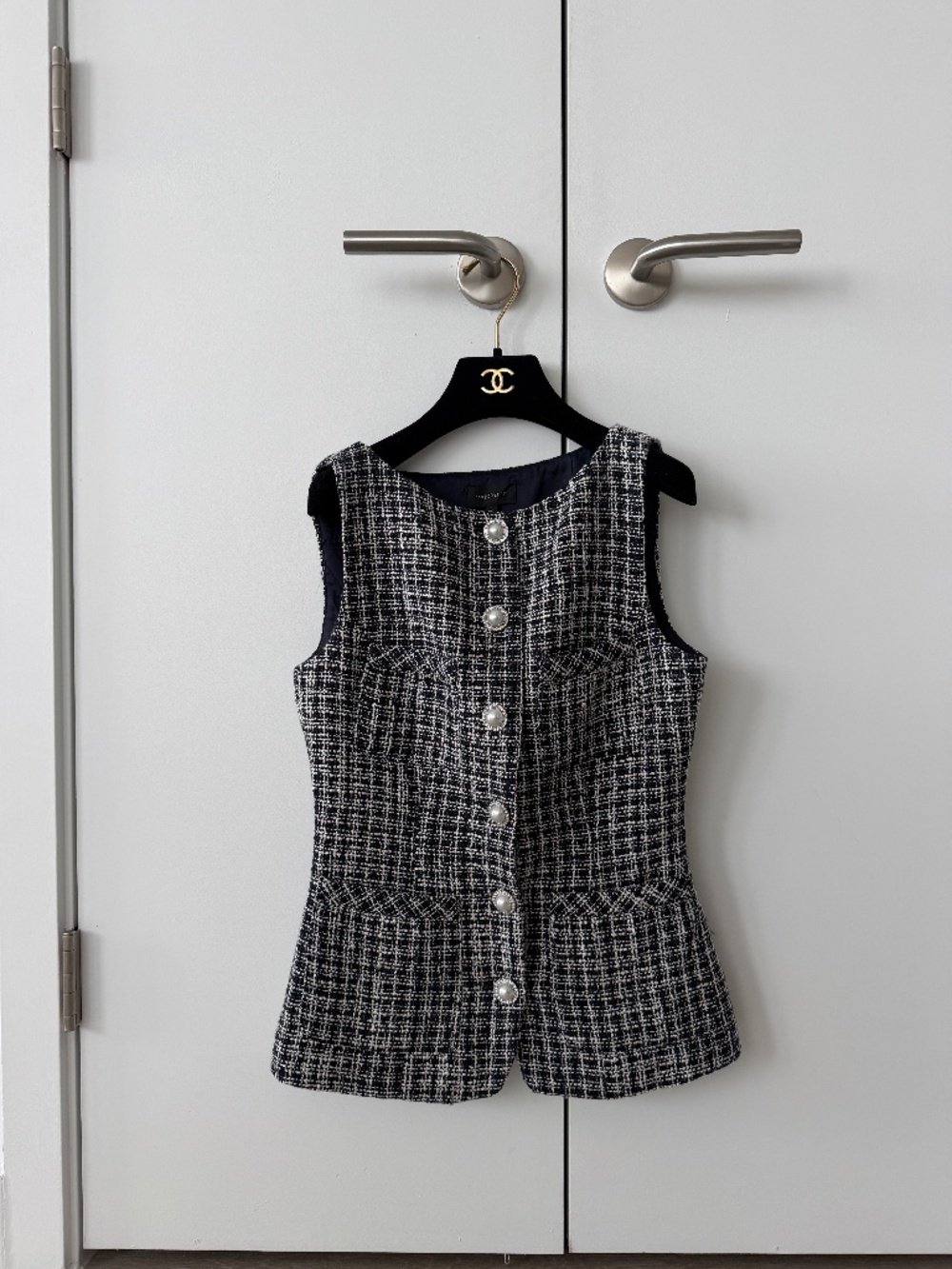 Maje Tweed Top